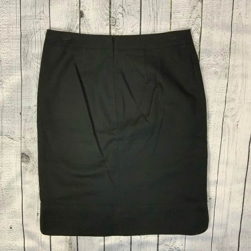 ANN TAYLOR Black Pencil Skirt